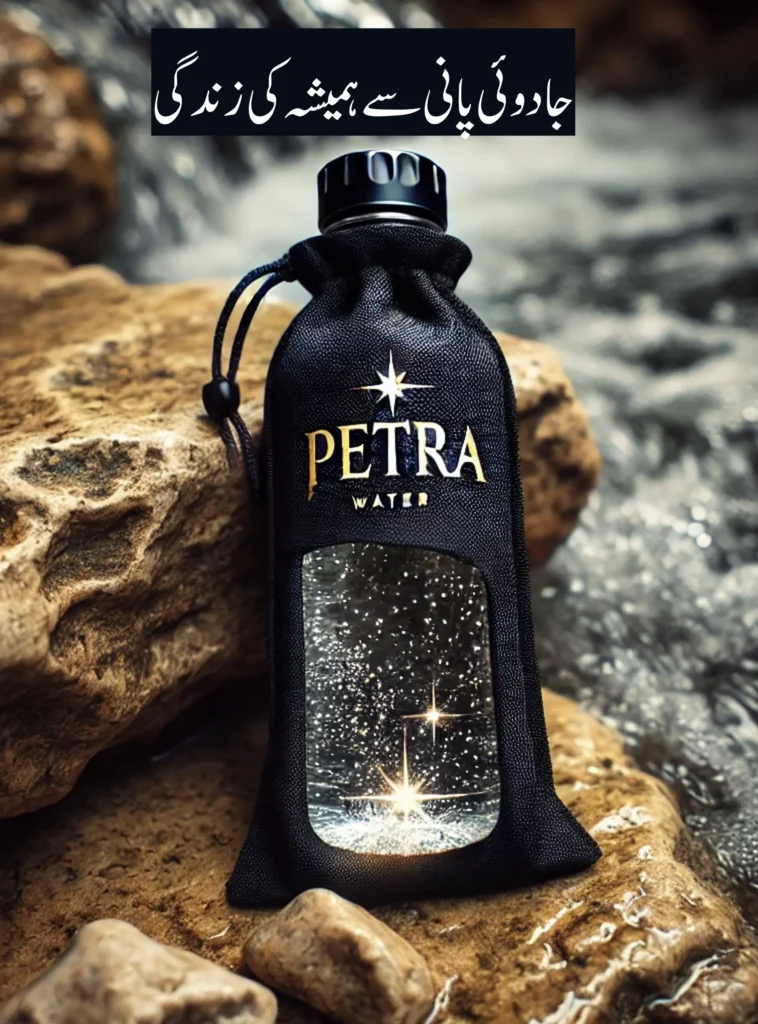 Petra Water bottle offering magical water for a lifetime of vitality